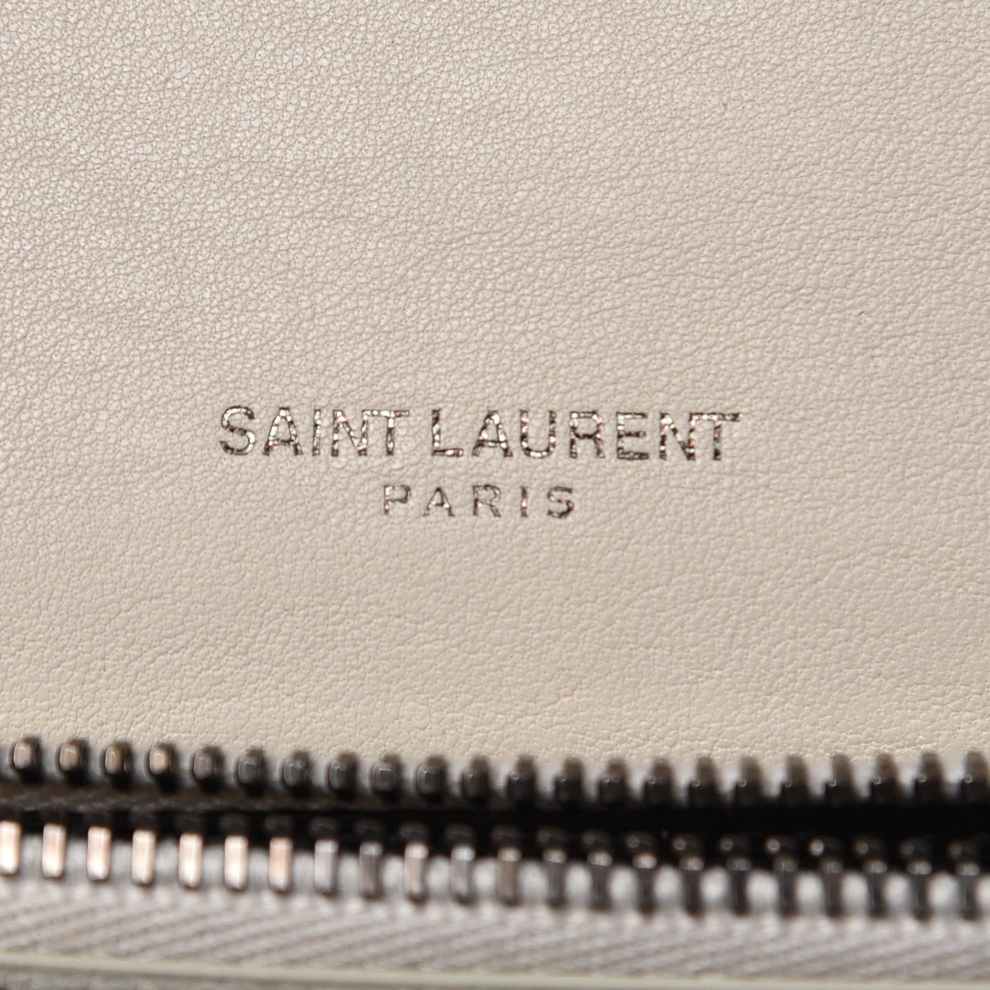 Sheepskin Matelasse Chevron Monogram Medium College Bag Dove White