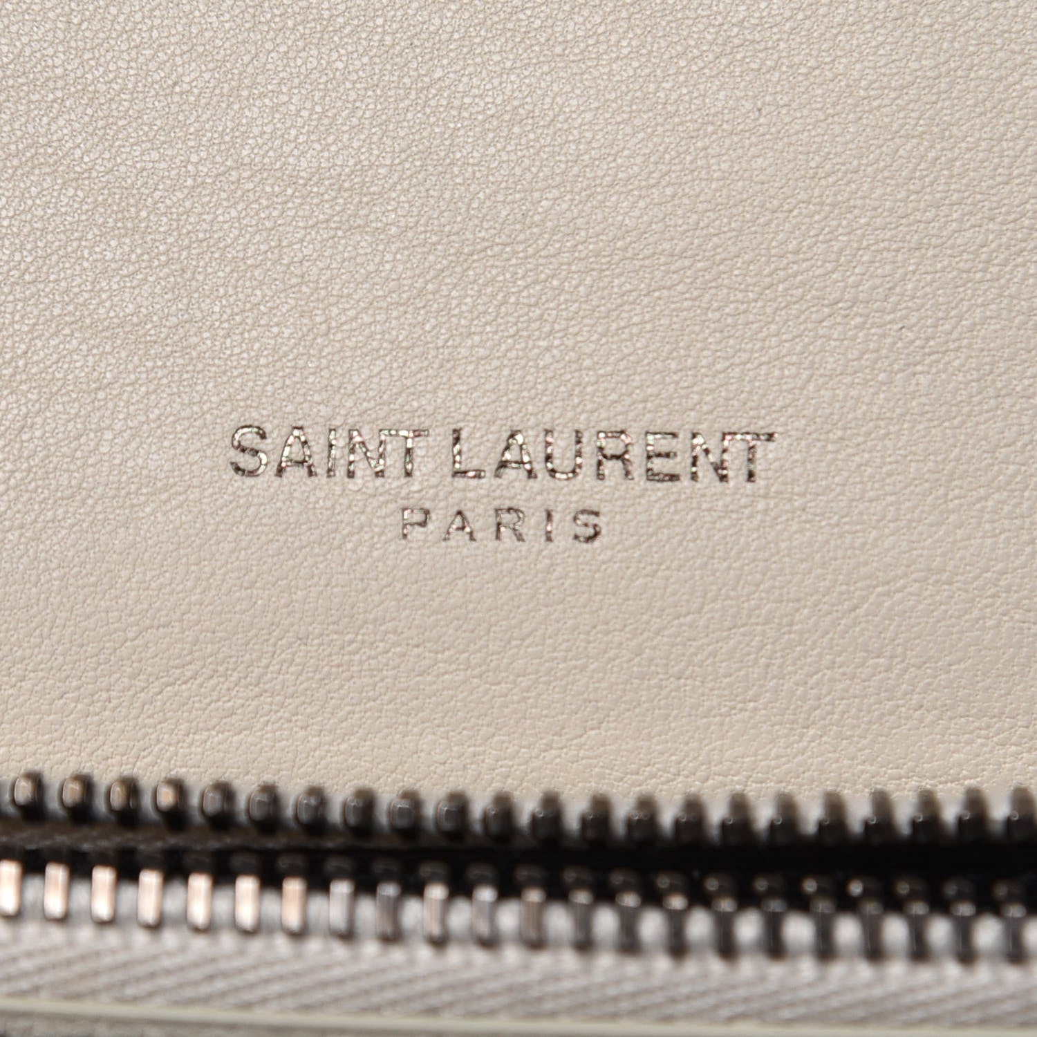 Saint Laurent Sheepskin Matelasse Chevron Monogram Medium College Bag Dove White 7 of 9