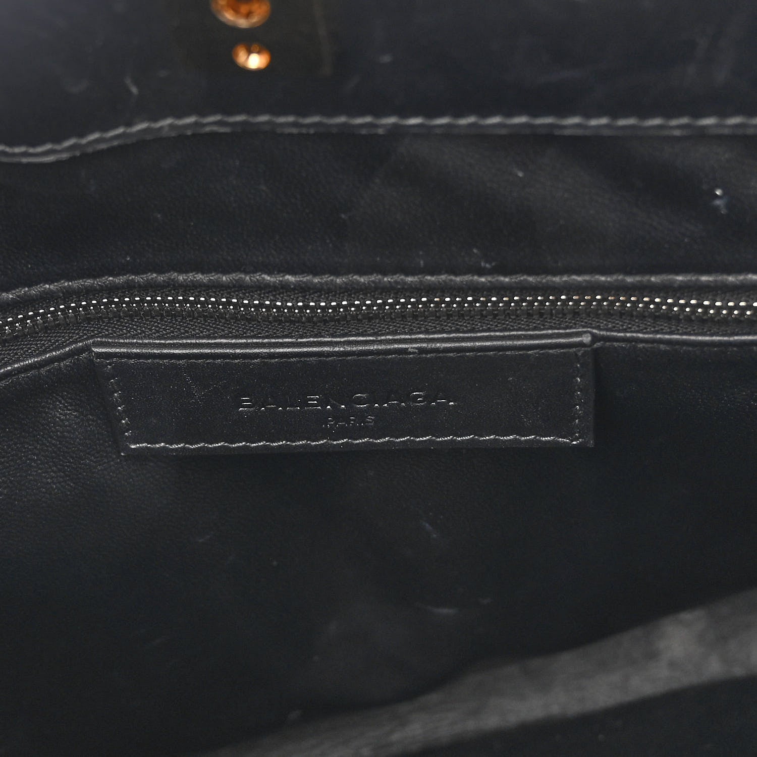 Balenciaga Calfskin Le Dix Soft Cabas M Shoulder Bag Black 7 of 16