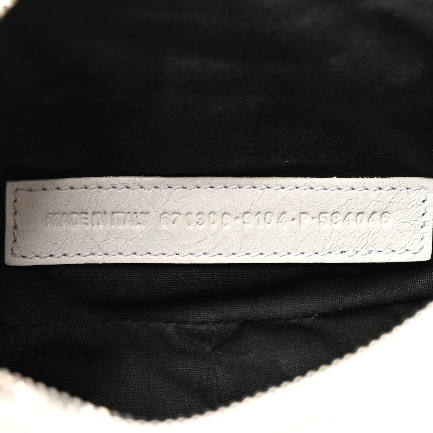 Balenciaga Agneau Arena Le Cagole Shoulder Bag XS Optic White 6 of 13