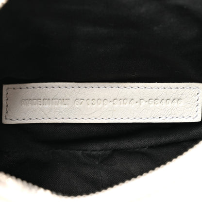 Balenciaga Agneau Arena Le Cagole Shoulder Bag XS Optic White 6 of 13
