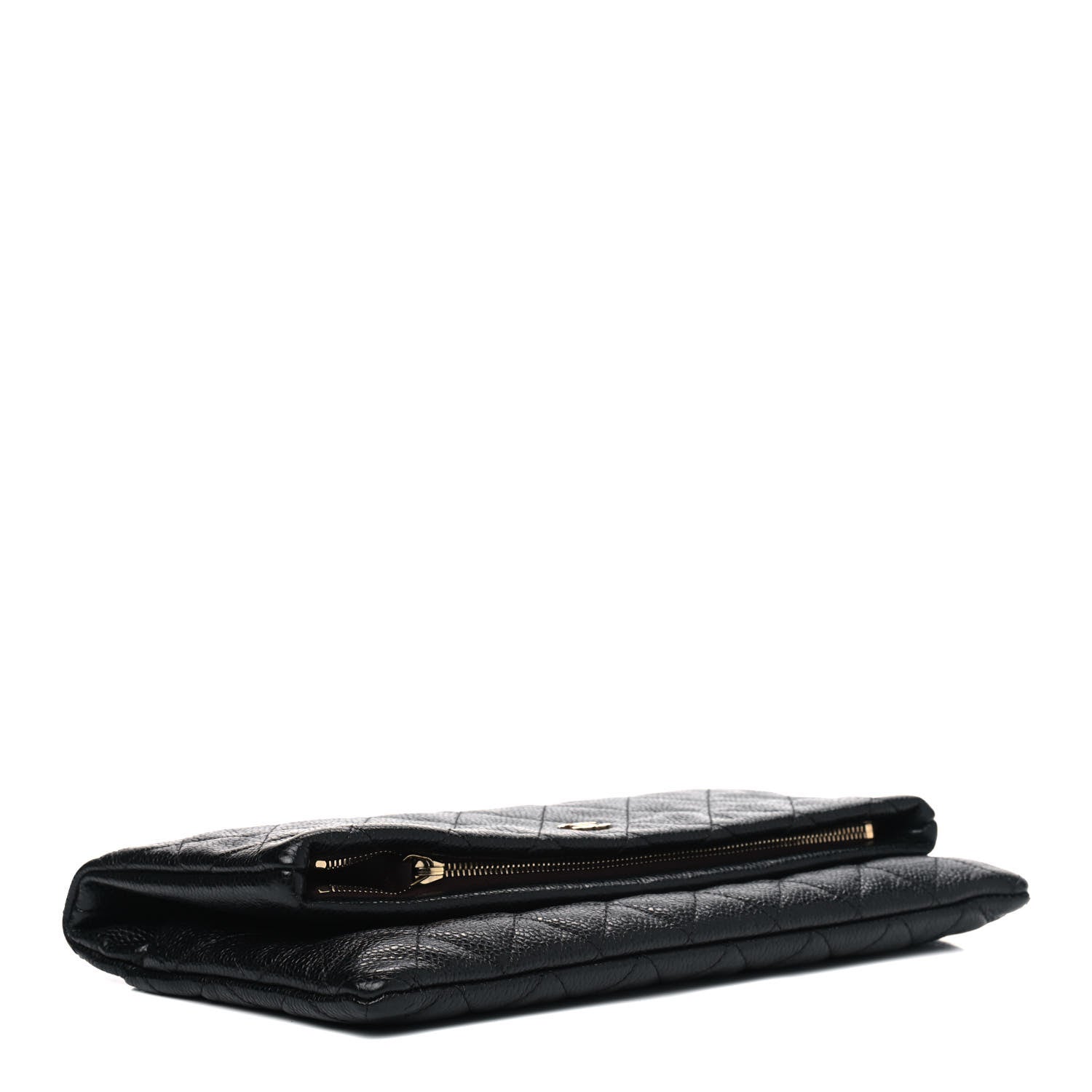 Chanel Caviar Quilted CC Beauty Clutch Black 3 of 4