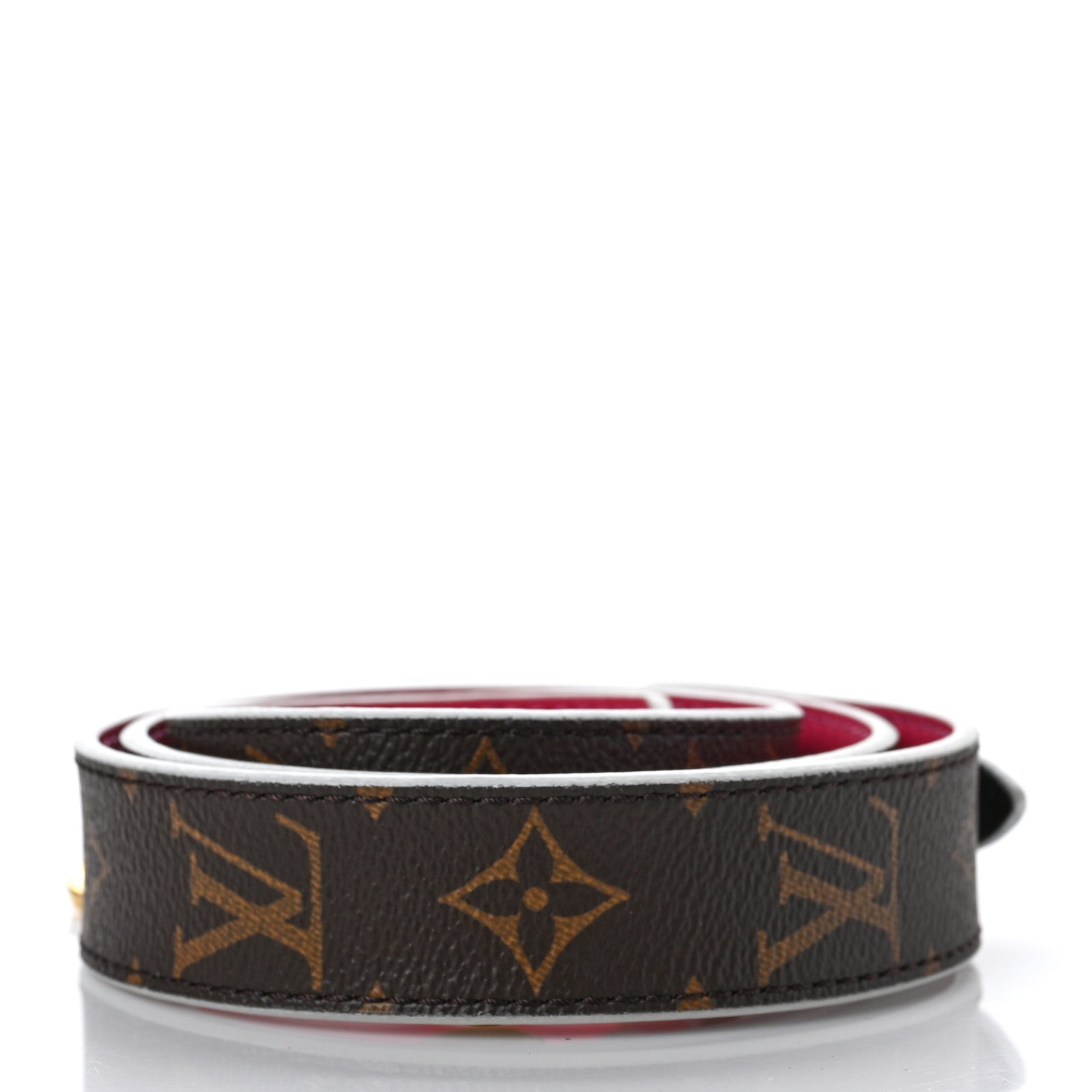 Louis Vuitton Monogram Bandouliere Shoulder Strap XL Hot Pink 2 of 4