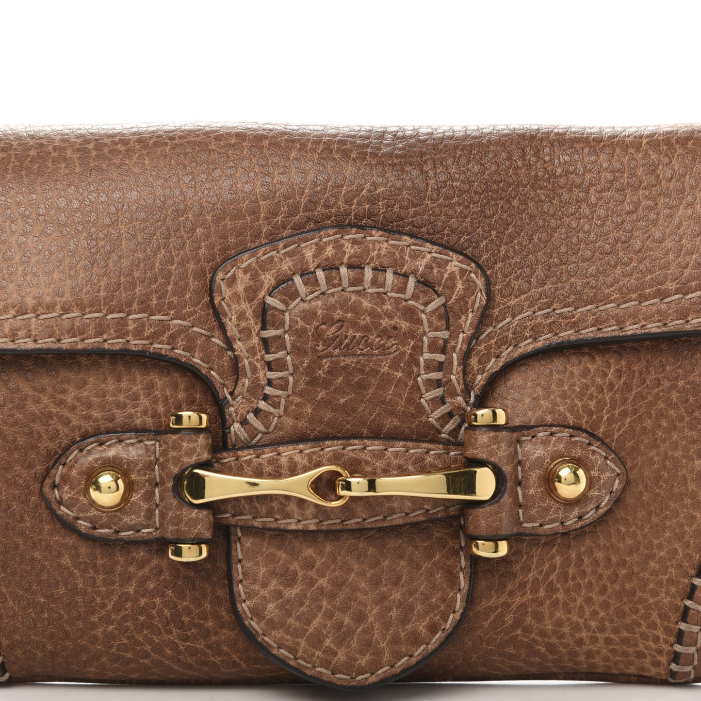 Calfskin New Pelham Clutch Brown