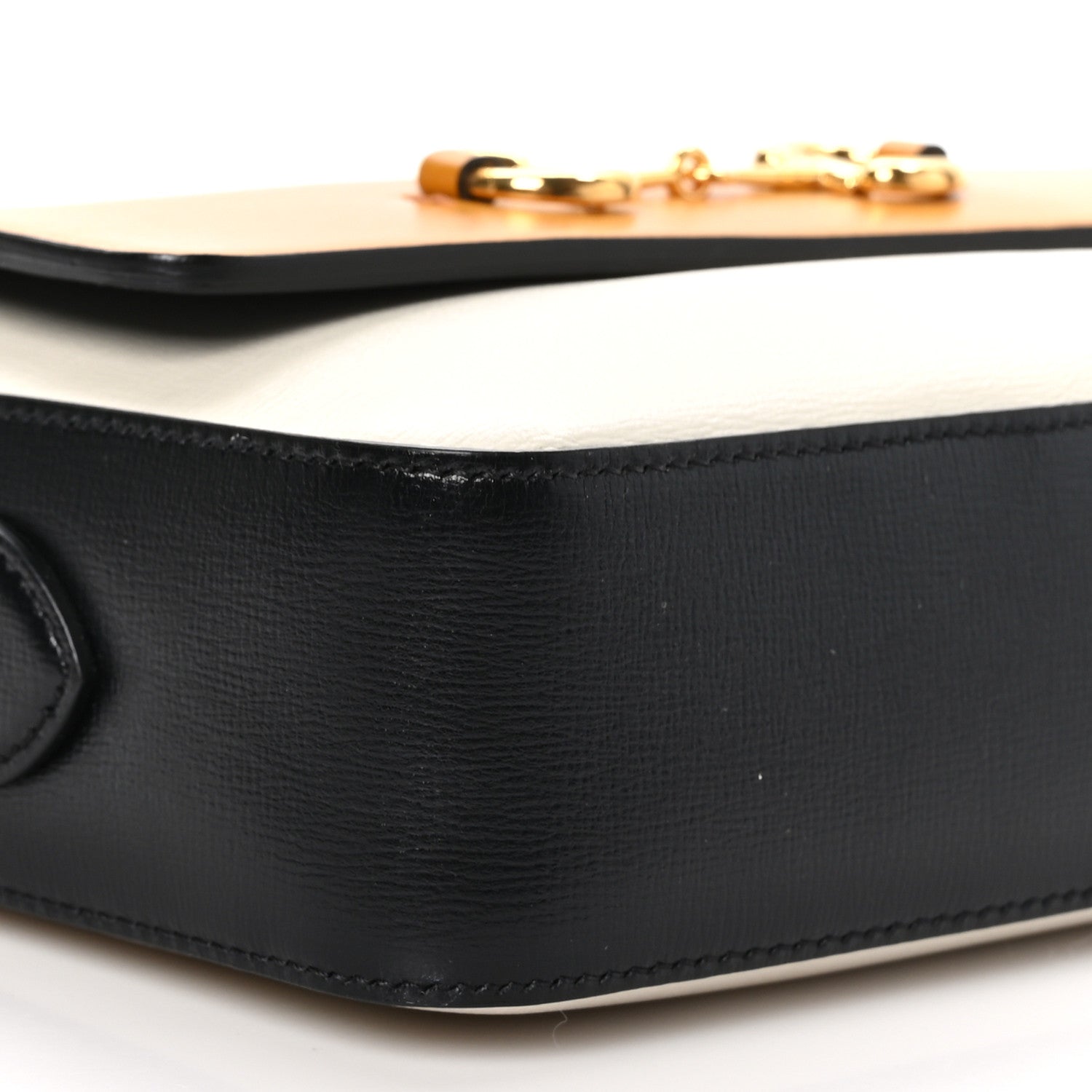 Gucci Azalea Calfskin Small Horsebit 1955 Shoulder Bag Mystic White Sun Oil 9 of 10