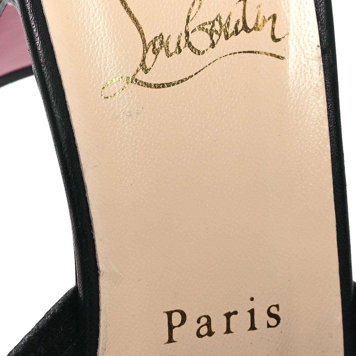 Christian Louboutin Calfskin Viberta 55 Mule 38 Black 8 of 9