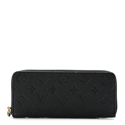 Louis Vuitton Empreinte Clemence Wallet Black 1 of 8