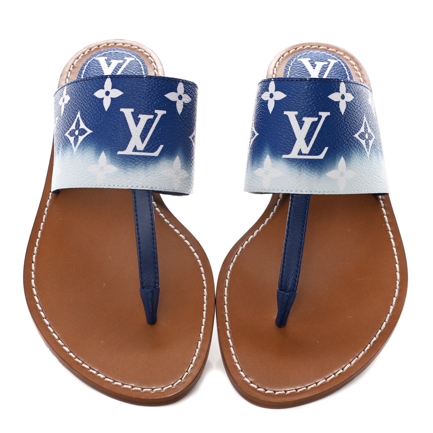 Monogram Escale Palma Sandals 37 Blue