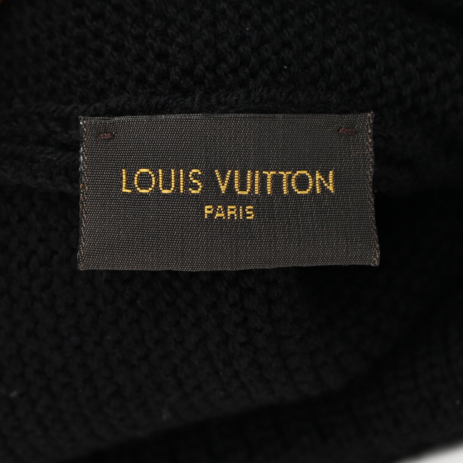 Louis Vuitton Wool Beanie Monogram Hat Black 5 of 6