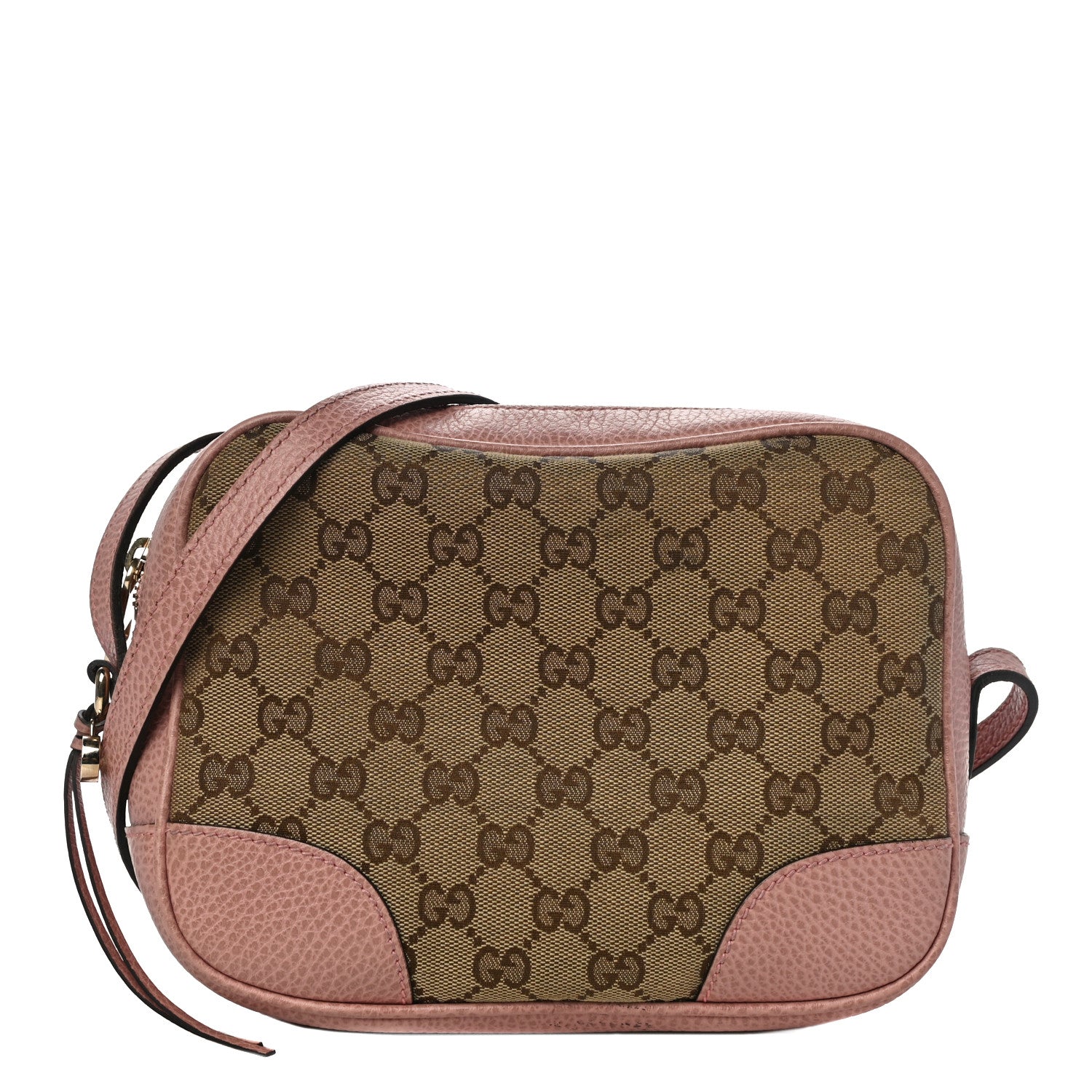 Gucci Monogram Mini Bree Messenger Bag Beige Soft Pink 1 of 18