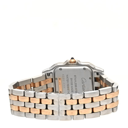Cartier Stainless Steel 18K Pink Gold Diamond 27mm Panthere Quartz Watch 3 of 4