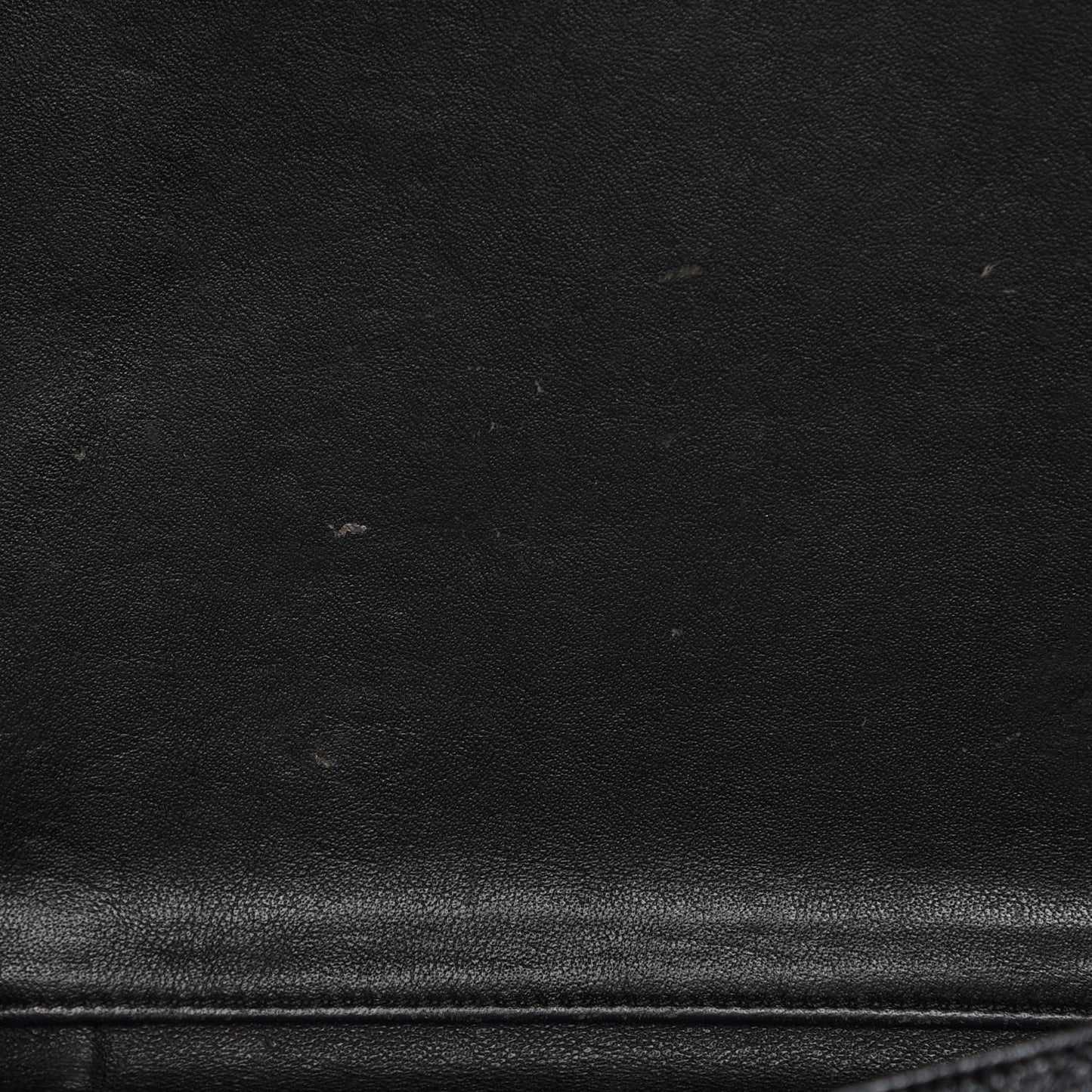 Shiny Goatskin Medium Phantom Luggage Black
