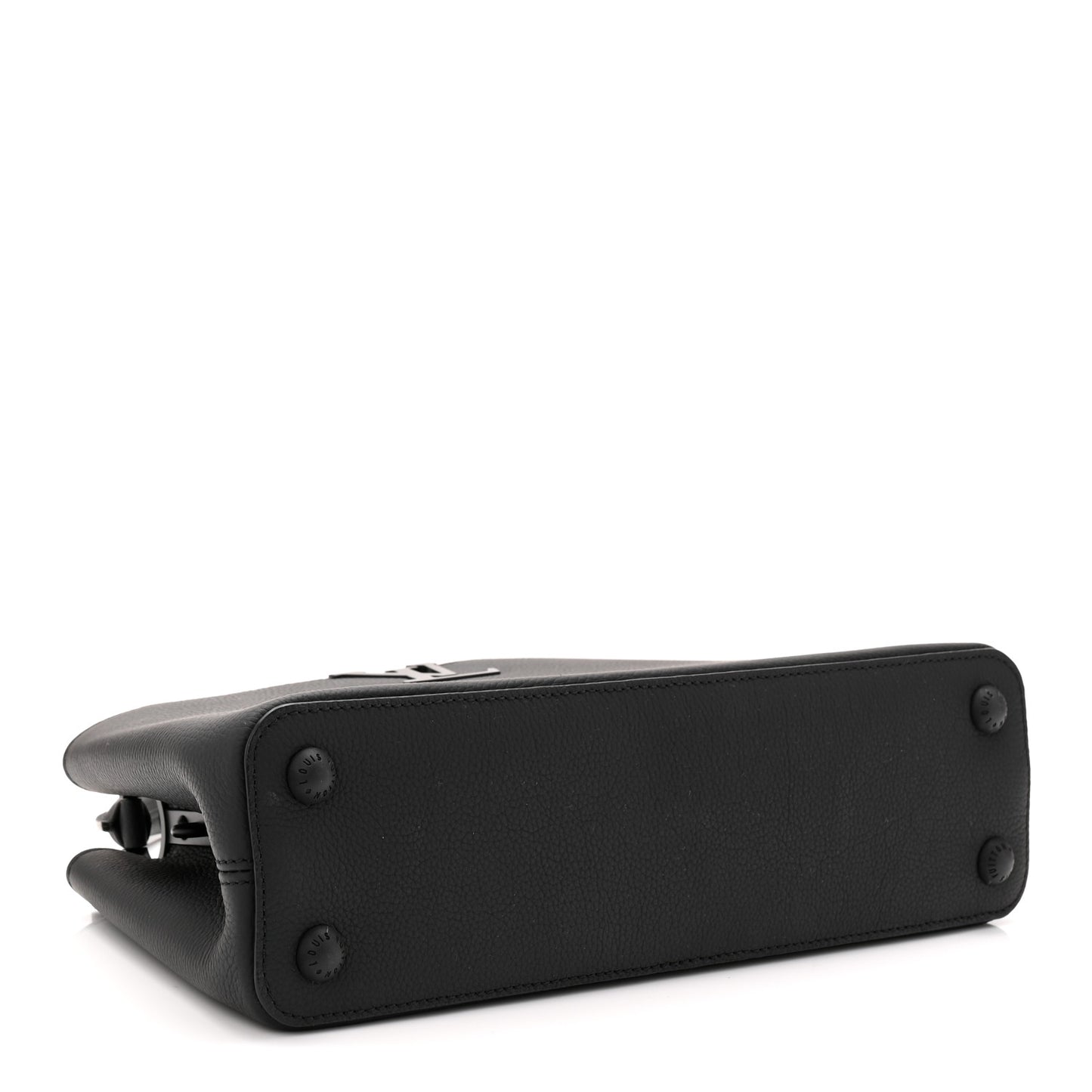 Taurillon Capucines East West MM Matte Black