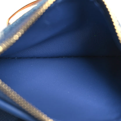 Louis Vuitton Denim Amelia Compact Wallet Blue 6 of 8
