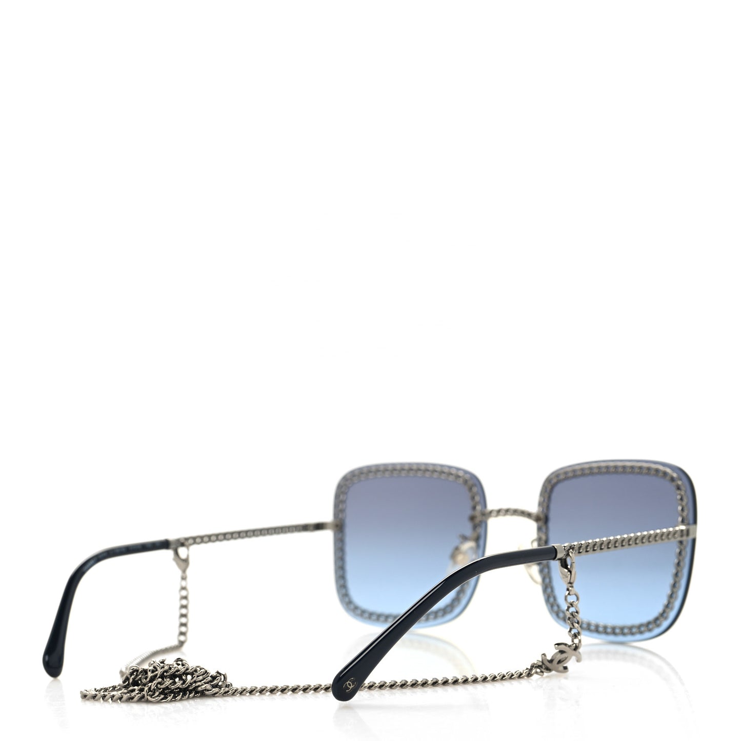Chain Square Sunglasses 4244 Blue
