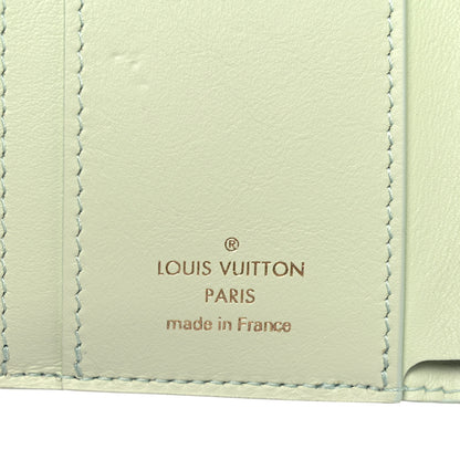 Louis Vuitton Taurillon Summer Stardust Capucines XS Wallet Vert D'Eau 6 of 7