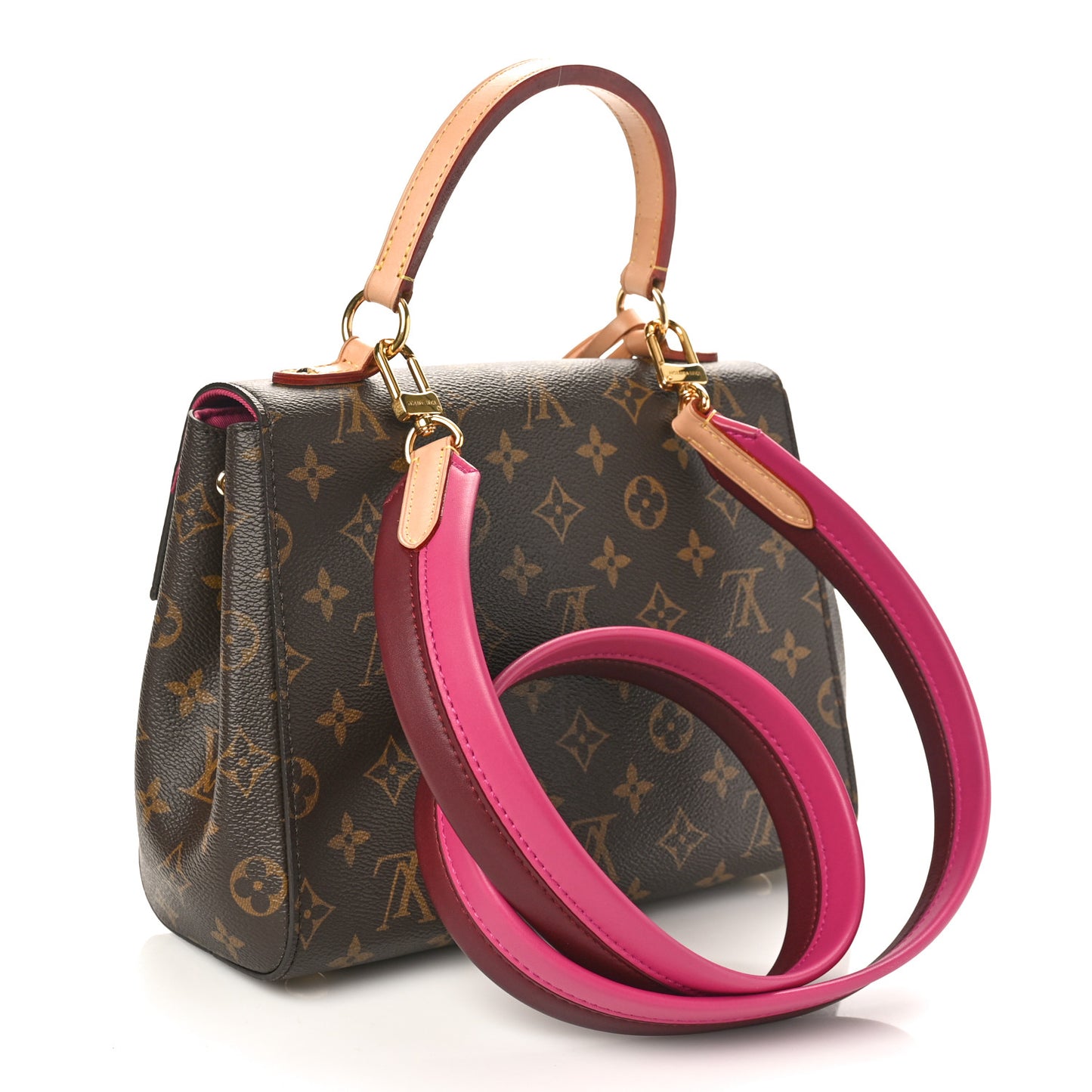 Monogram Cluny BB Bordeaux Fuchsia