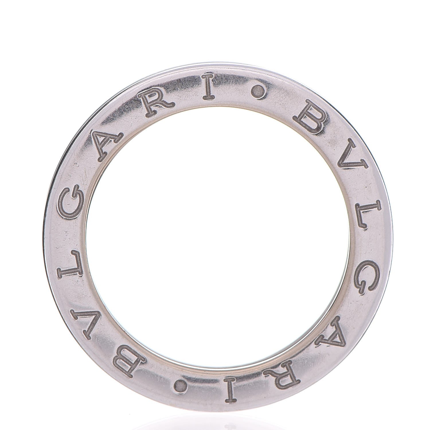 Bulgari 18K White Gold B.Zero1 Ring 52 6 4 of 5