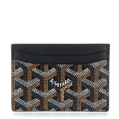Goyard Goyardine Saint Sulpice Card Holder Black 1 of 7