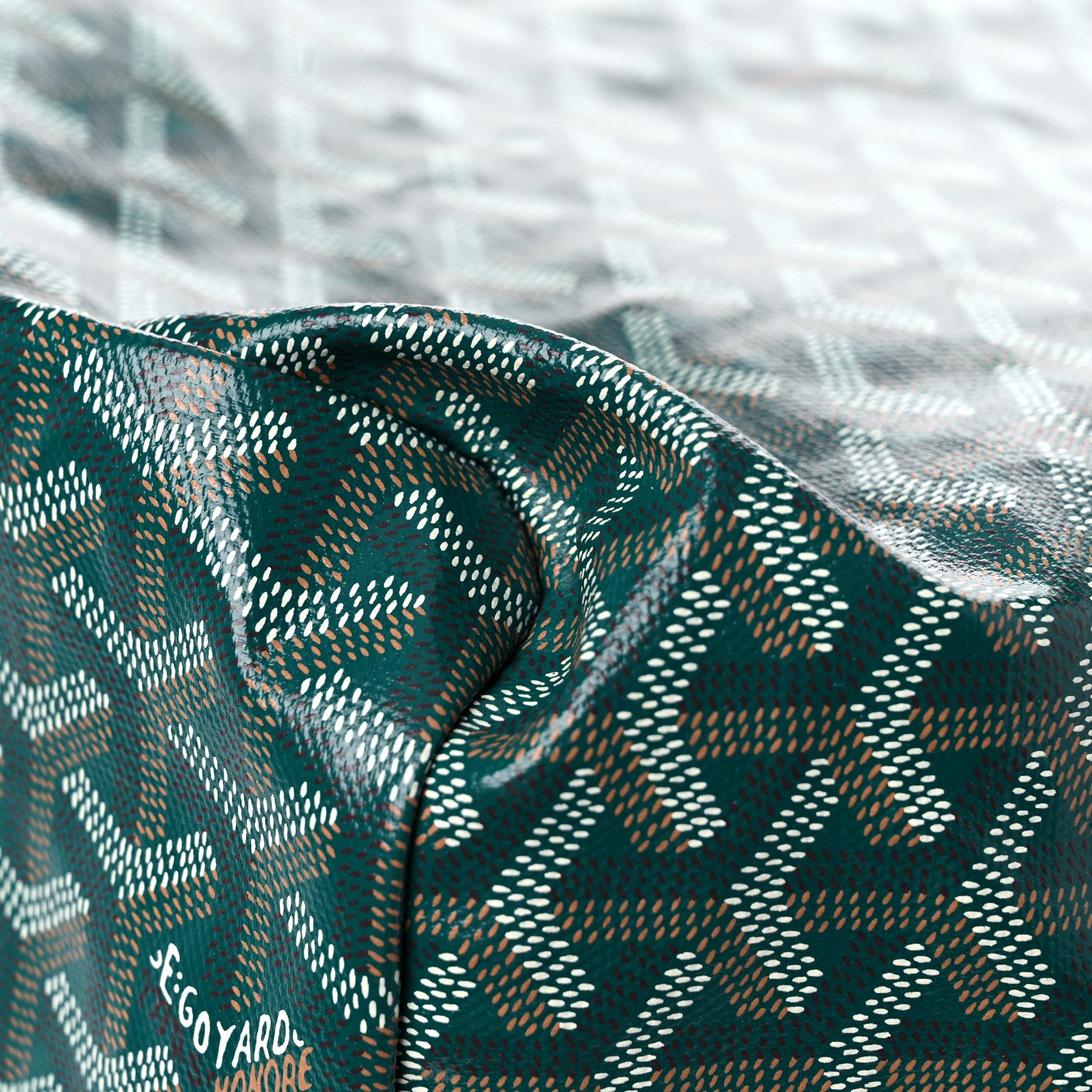Goyard Goyardine Saint Louis GM Green 8 of 9