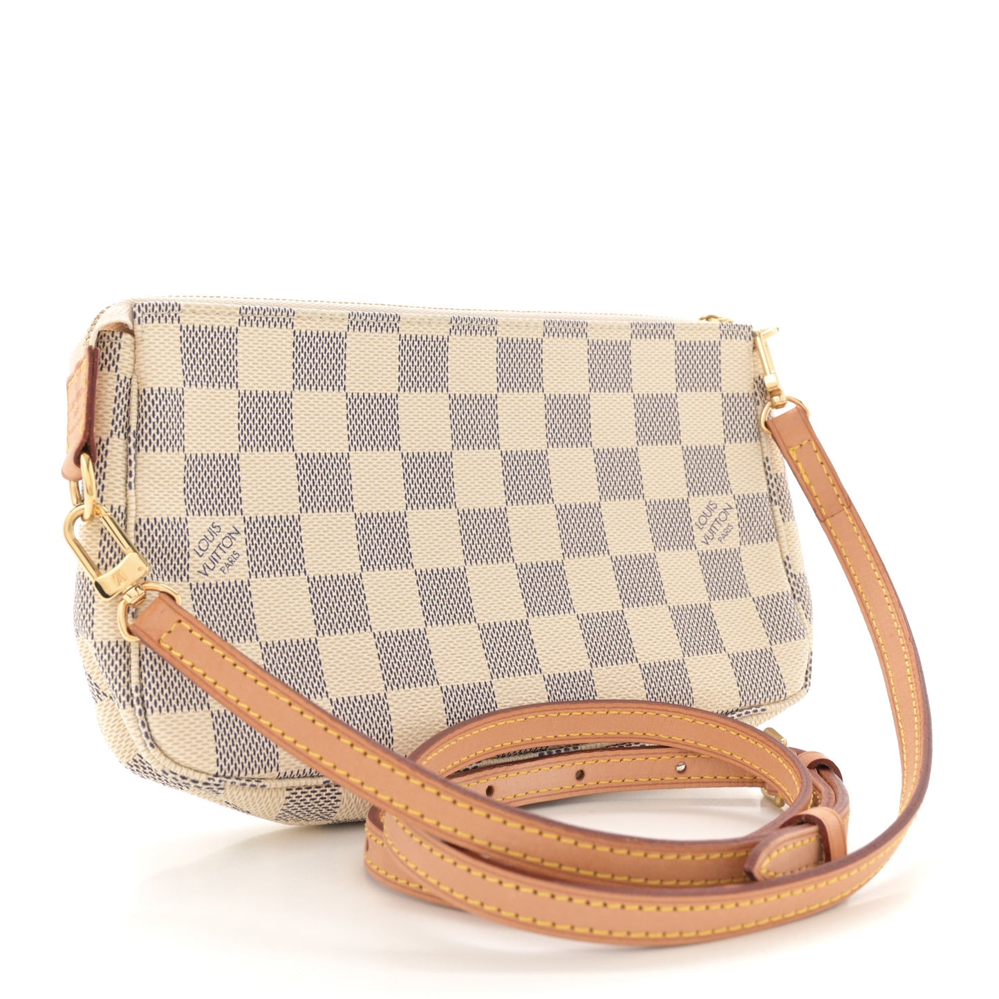 Damier Azur Accessories Pochette Long Strap