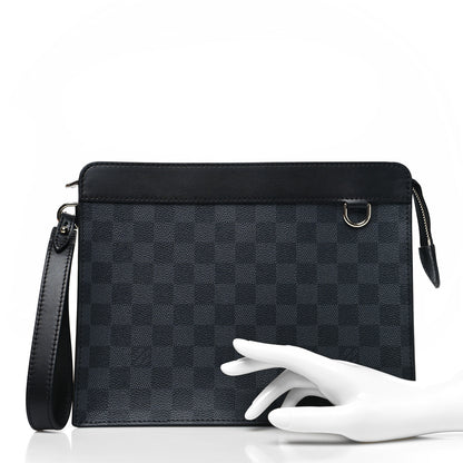 Louis Vuitton Damier Graphite Standing Pouch 2 of 9