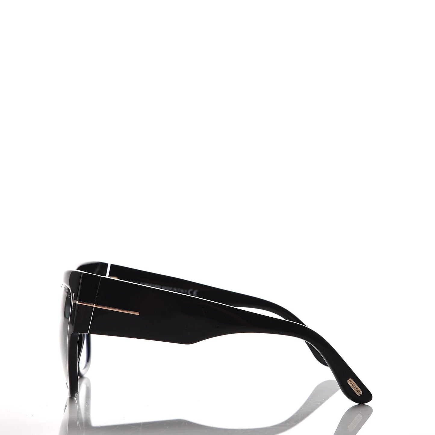 Acetate Anoushka Cat Eye Sunglasses TF371 Black