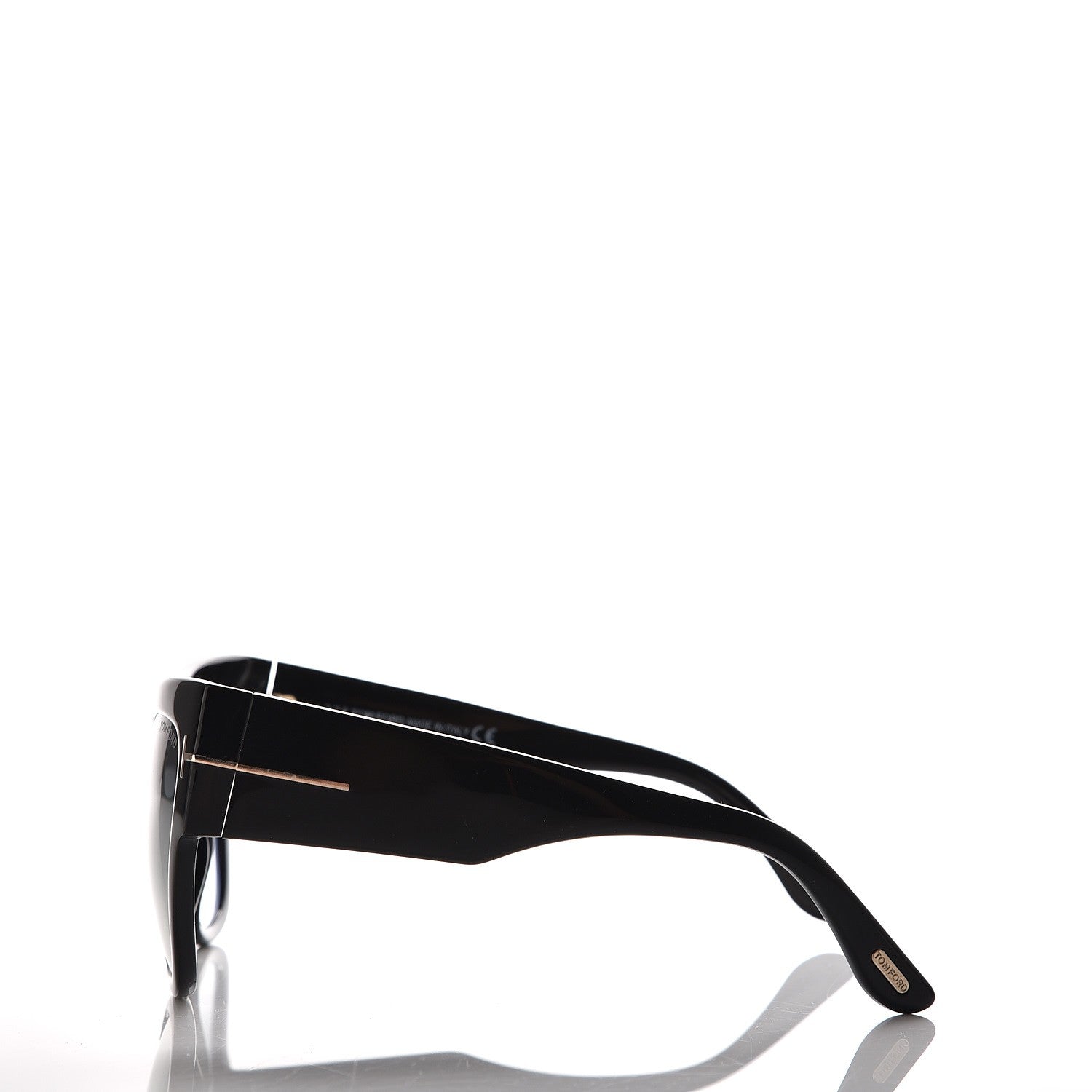 Tom Ford Acetate Anoushka Cat Eye Sunglasses TF371 Black 3 of 7