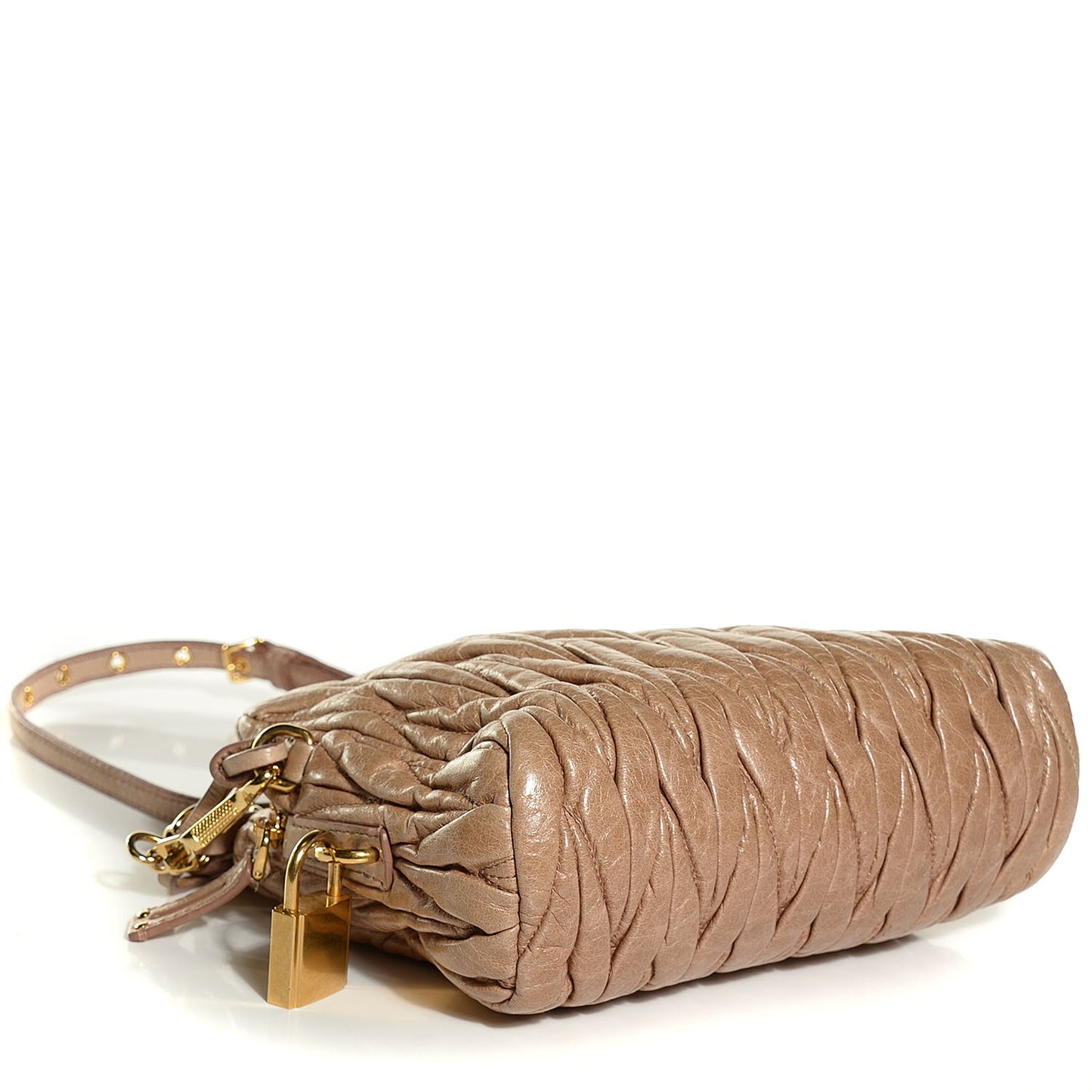 Nappa Matelasse Shoulder Bag Cammeo