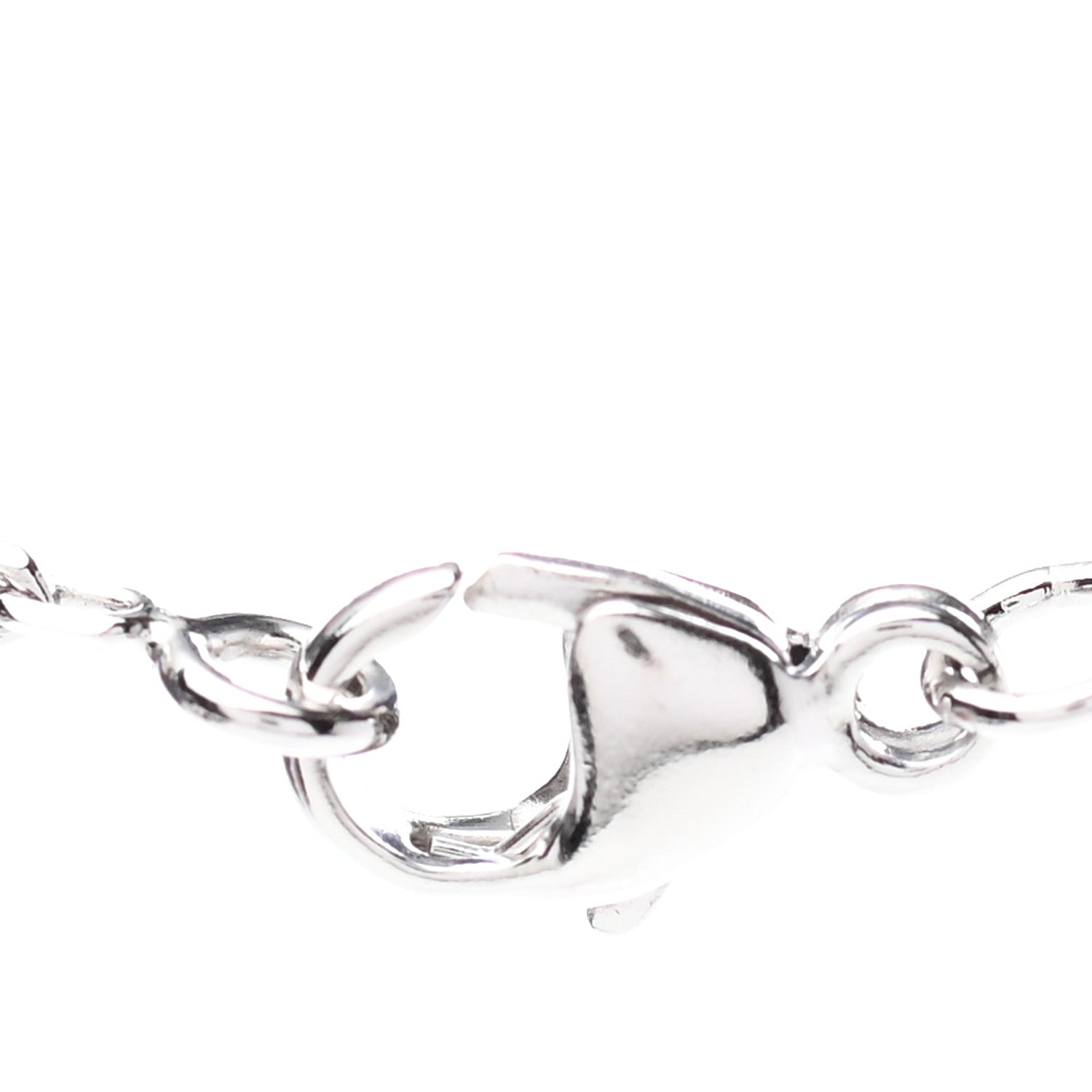 Hermes Lacquered Palladium Mini Pop H Pendant Necklace Parme 4 of 9