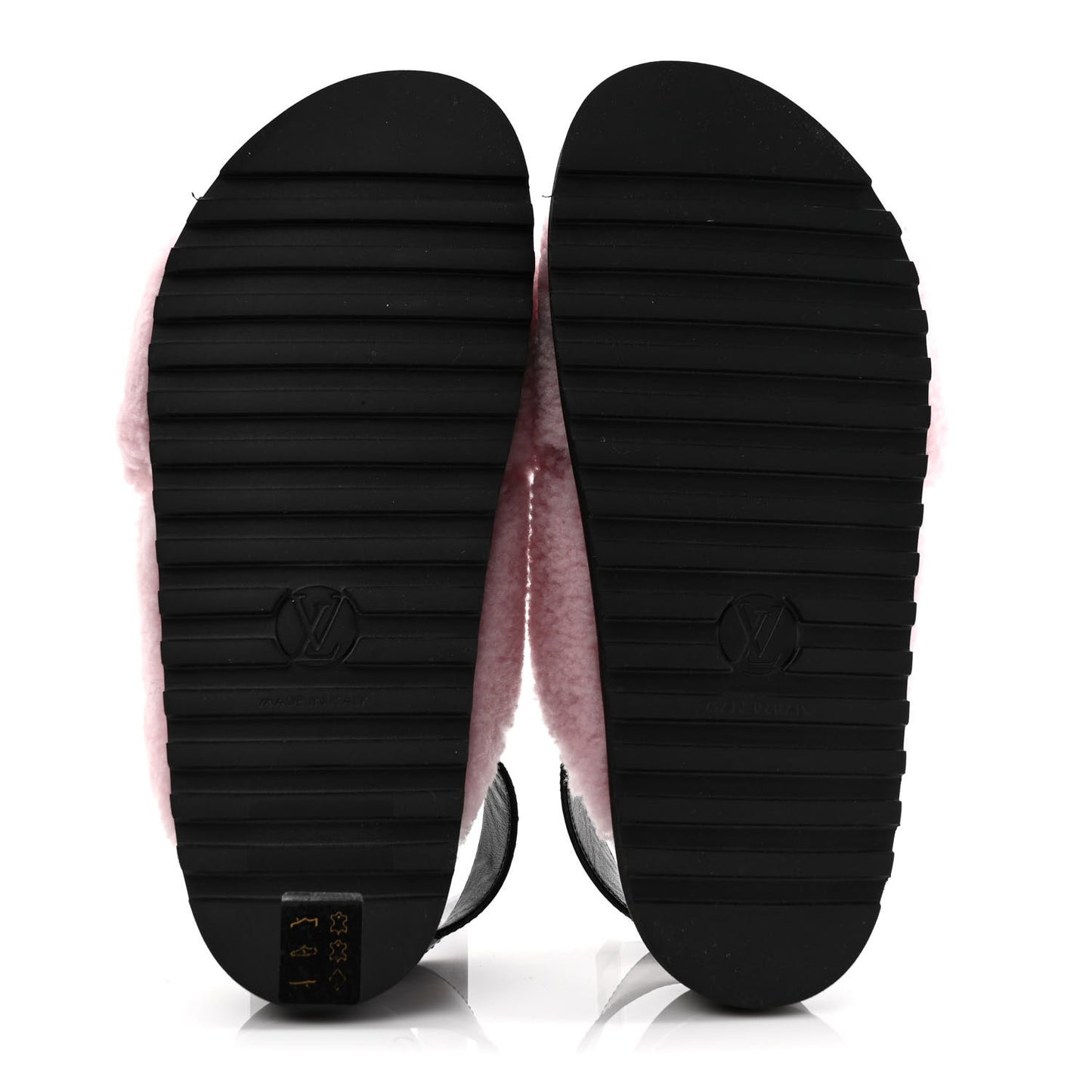 Shearling Paseo Sandals 38 Pink
