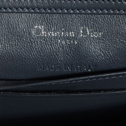 Christian Dior Metallic Patent Micro-Cannage Baby Diorama Flap Bag Silver 8 of 8