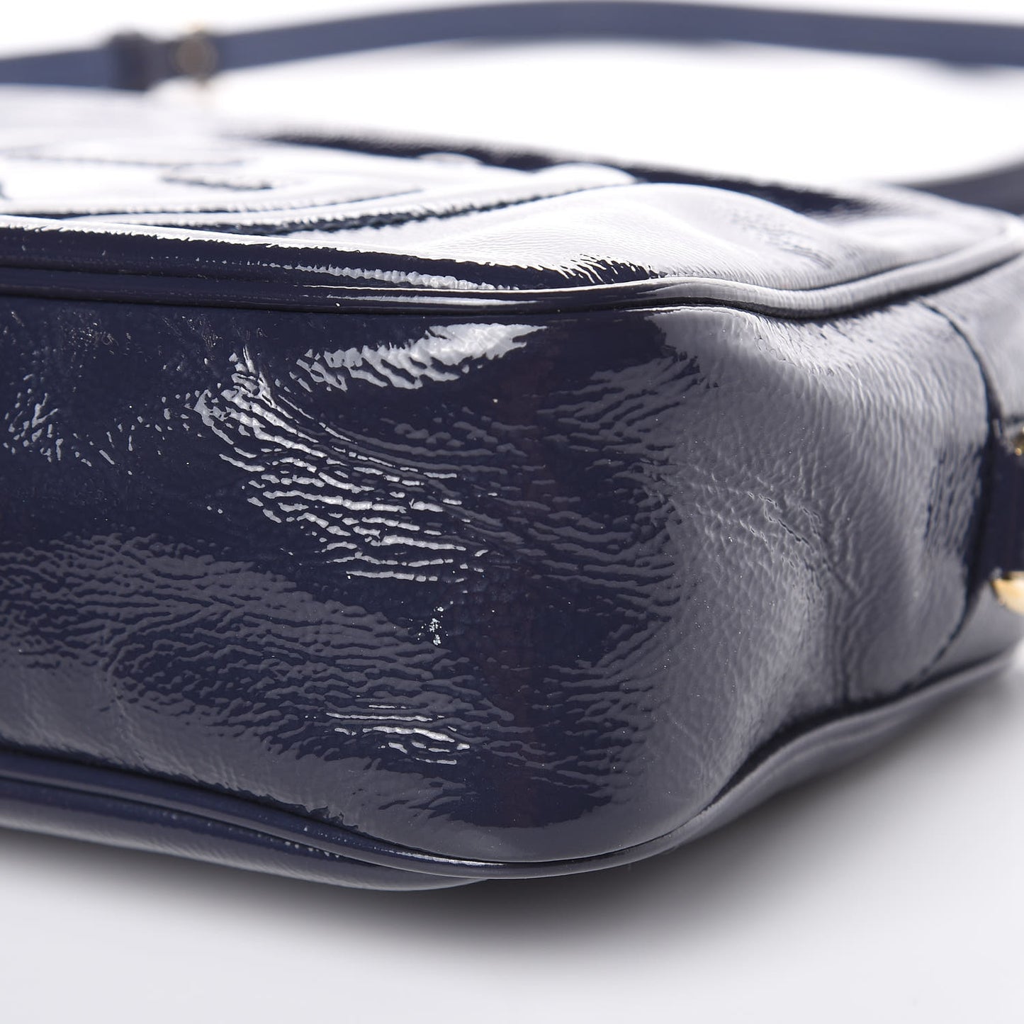 Vernice Naplack Small Soho Disco Bag Uniform Blue