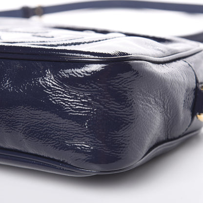 Gucci Vernice Naplack Small Soho Disco Bag Uniform Blue 10 of 14