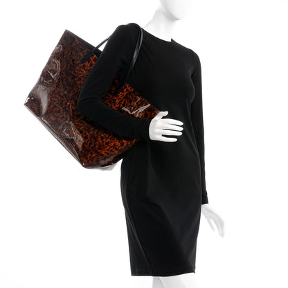 Givenchy Patent Calfskin Tortoise Print Large Antigona Tote 2 of 9