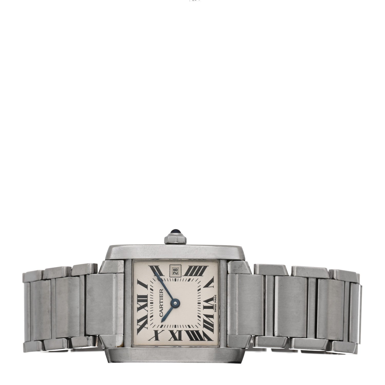 Cartier Stainless Steel 25mm Tank Francaise Quartz Watch 2 of 5