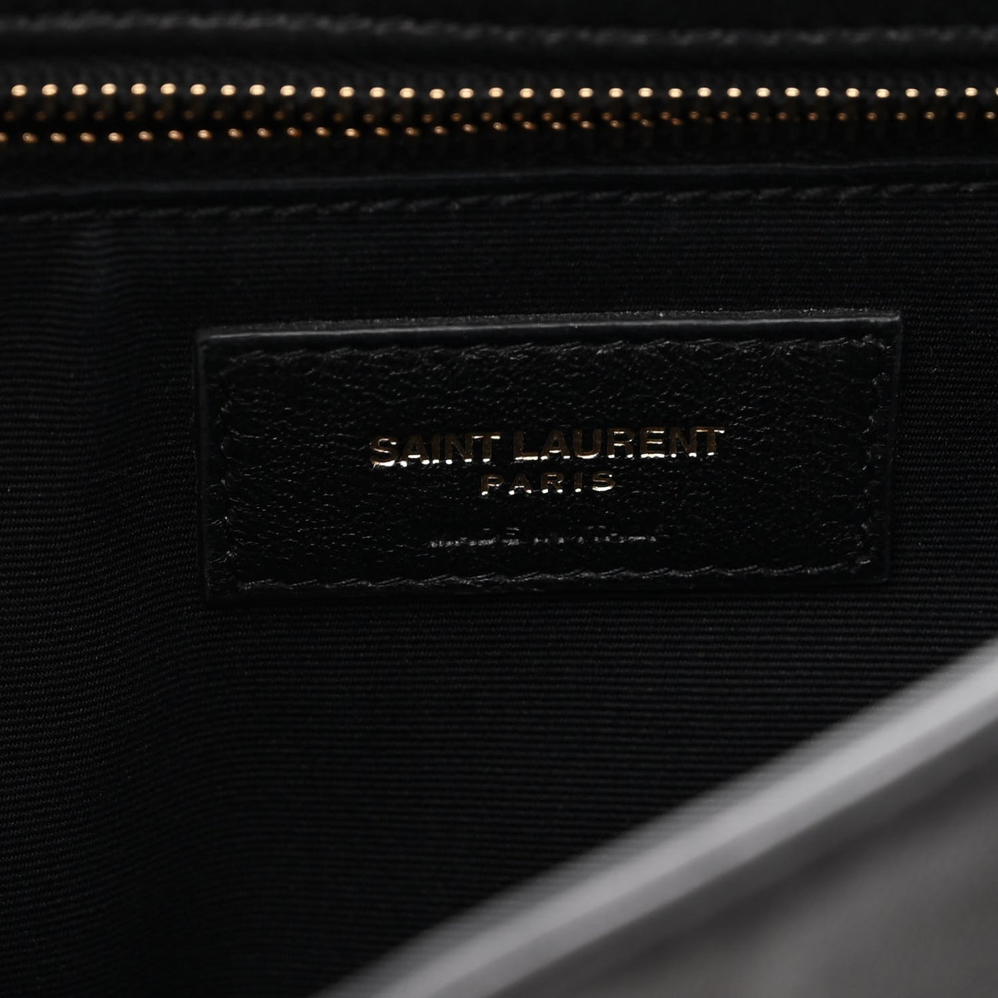 Lambskin Matelasse Monogram Medium Niki Chain Satchel Black