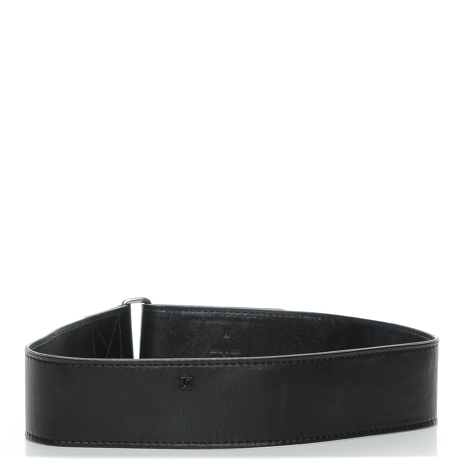 Chanel Lambskin Soft Headband M Black 1 of 8