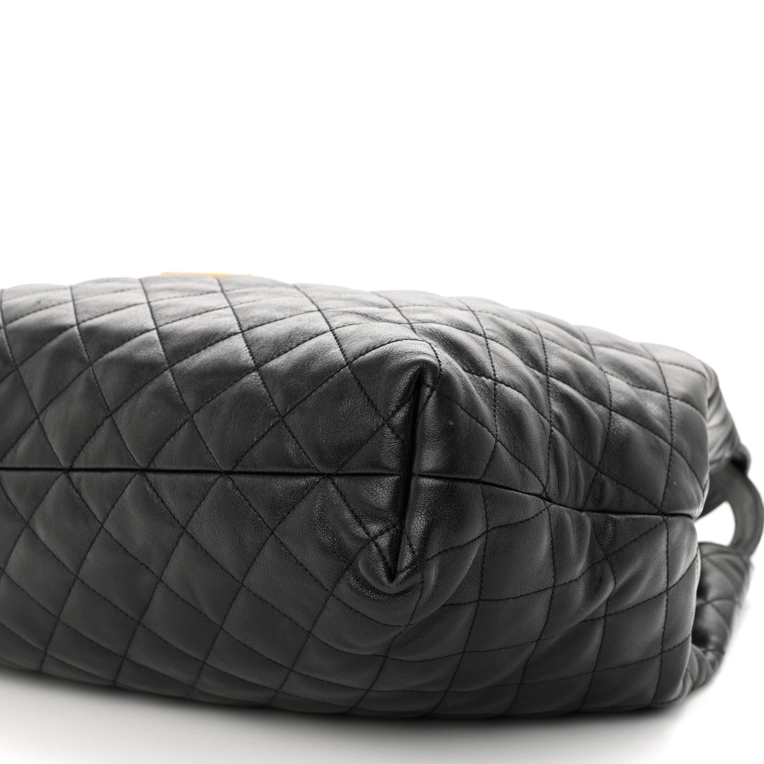 Saint Laurent Lambskin Quilted Maxi Icare Shopping Tote Black 11 of 12