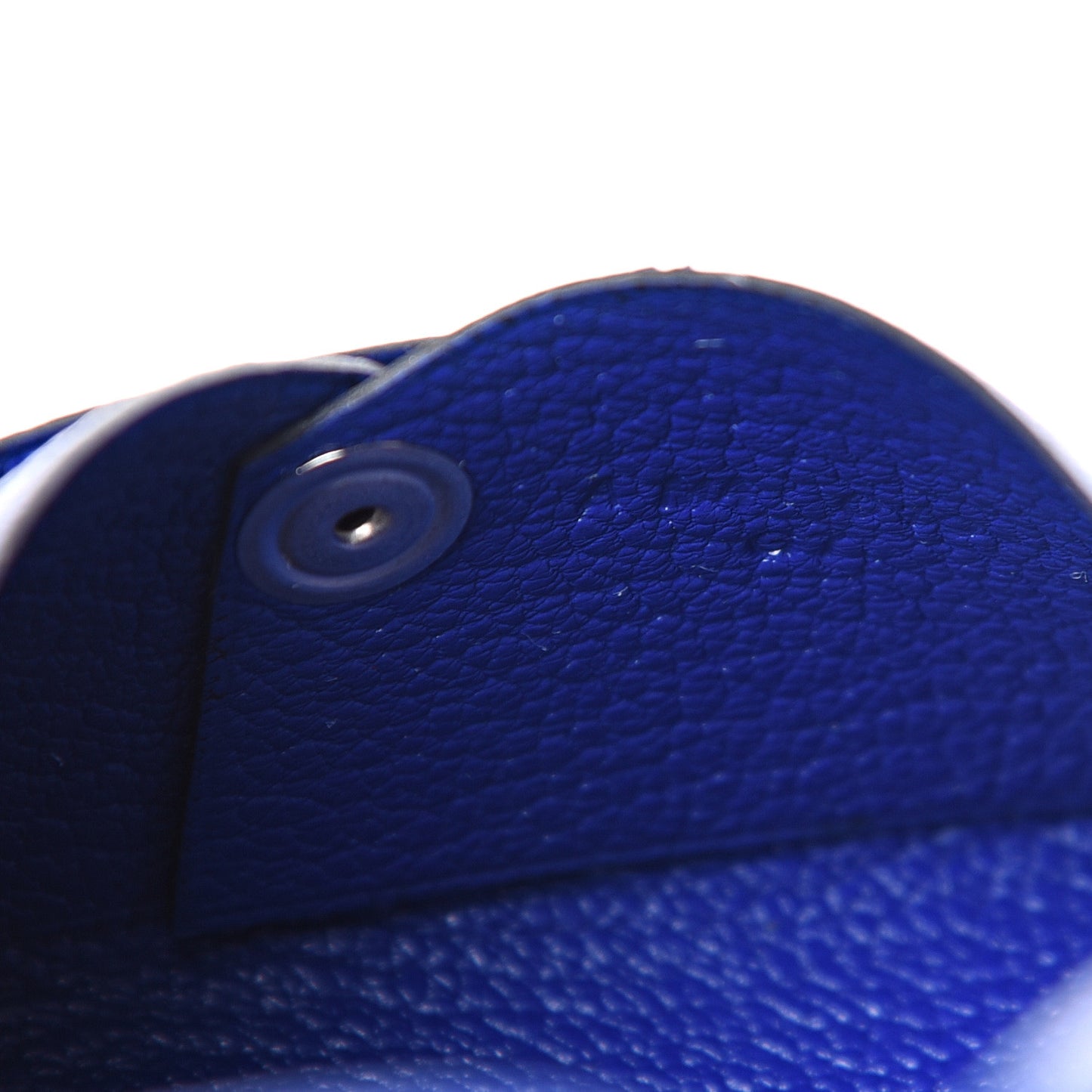 Chevre Mysore Calvi Card Case Bleu Electrique