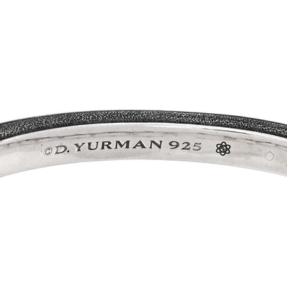 David Yurman Sterling Silver Meteorite ID Bar Bracelet 3 of 3
