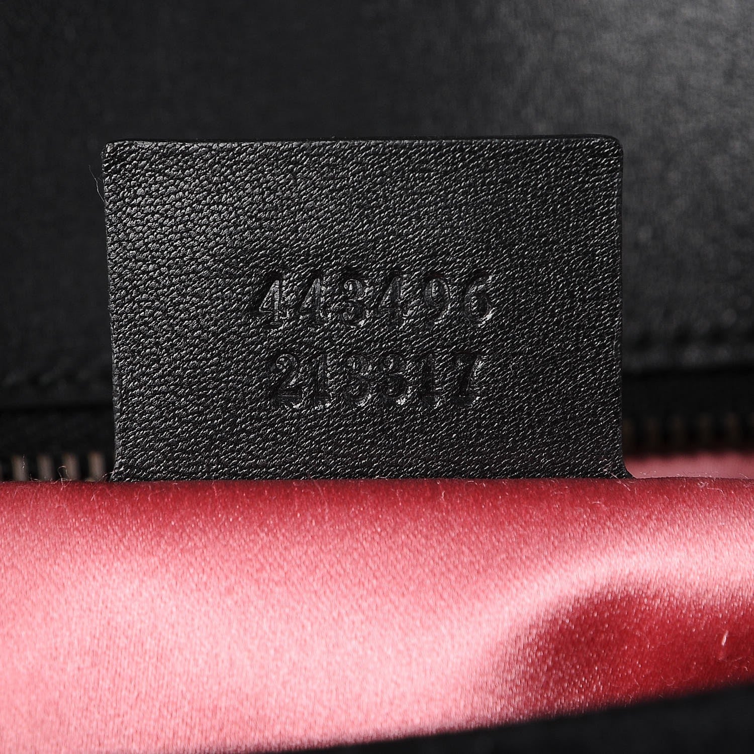 Gucci Velvet Matelasse Loved Embroidered Medium GG Marmont Shoulder Bag Black 7 of 7