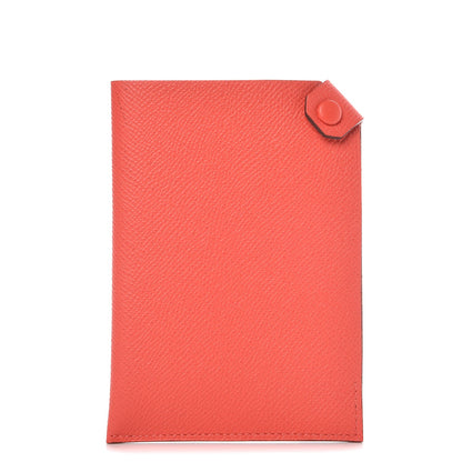 Hermes Epsom Tarmac PM Passport Holder Rose Jaipur 1 of 8