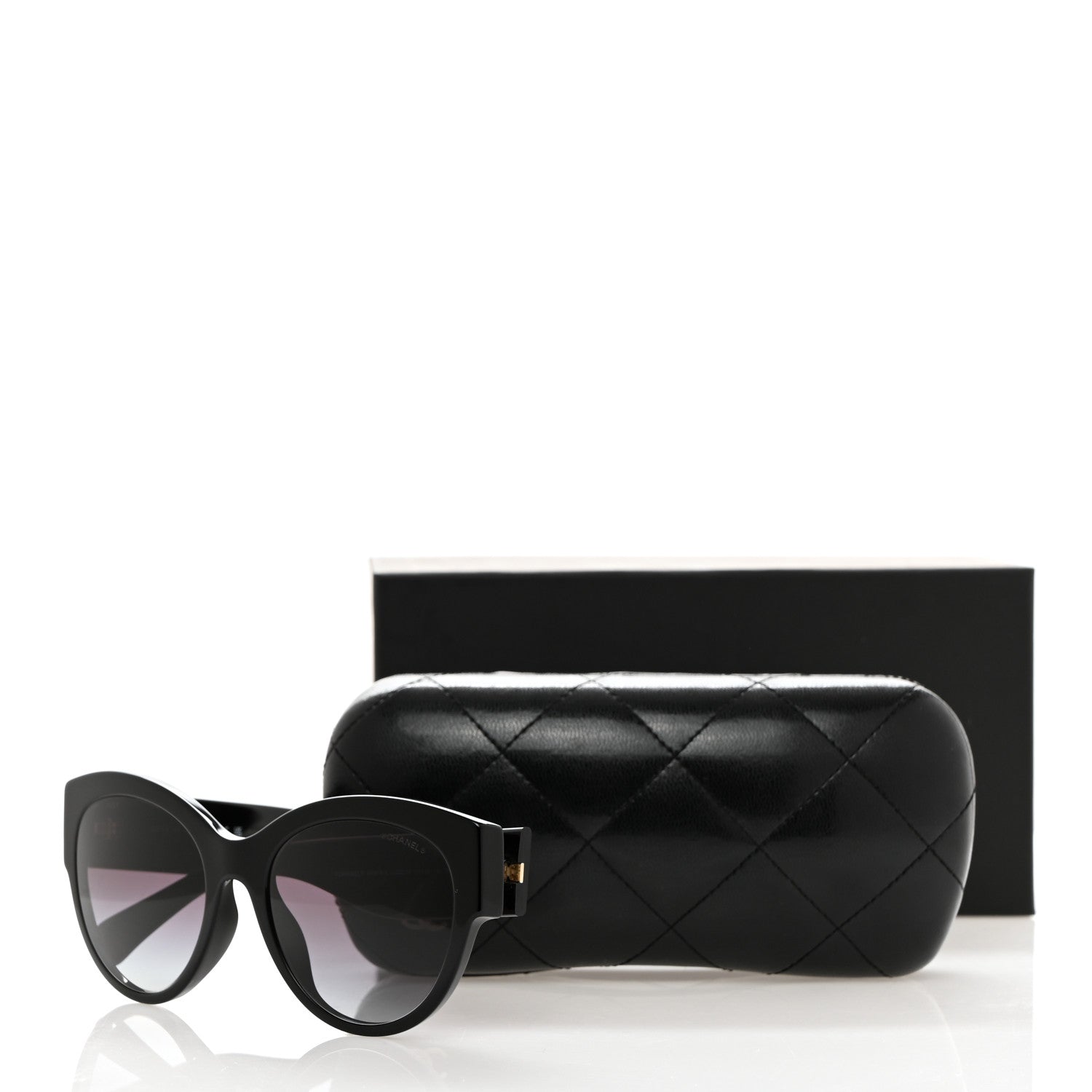 Chanel Acetate Sunglasses 5498-B-A Black 8 of 8