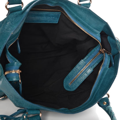 Balenciaga Agneau Giant 12 Rose Gold Hardware City Lagon 6 of 12