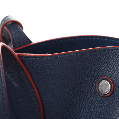 Louis Vuitton Calfskin Lockme Go Tote Marine Rouge 14 of 14