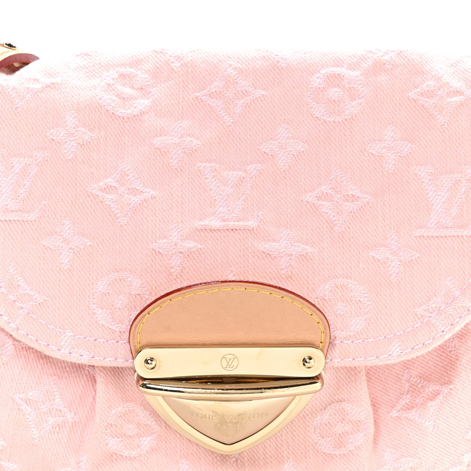 Louis Vuitton Monogram Denim Sunset Washed Pink 7 of 9