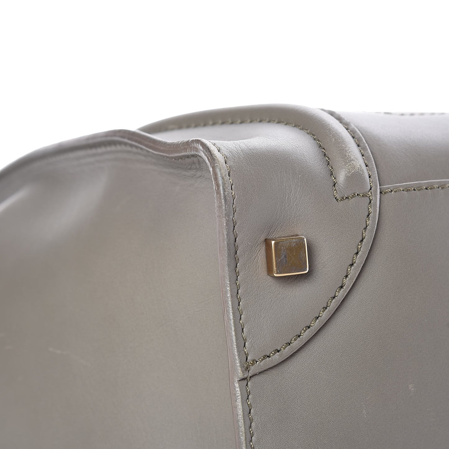 Smooth Calfskin Mini Luggage Grey