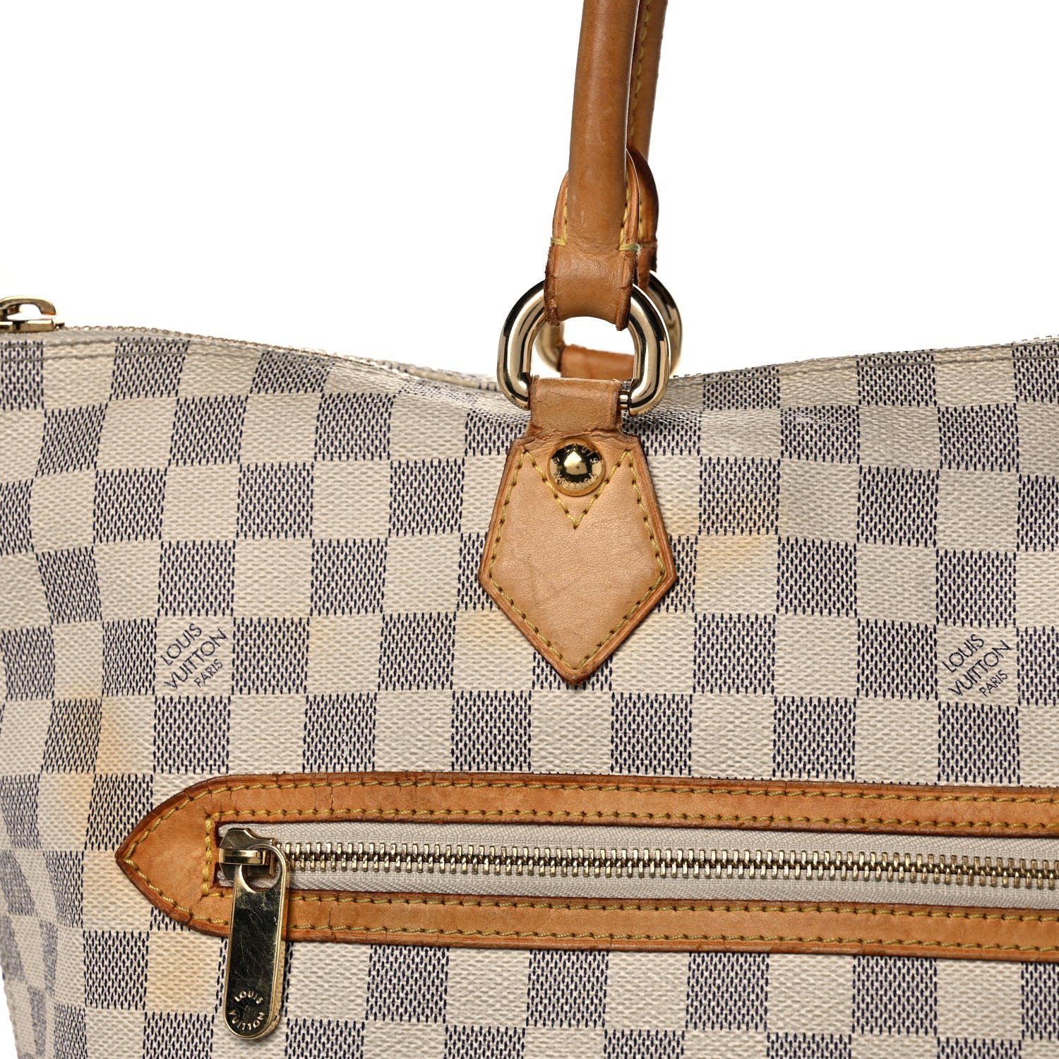 Louis Vuitton Damier Azur Saleya GM 6 of 20