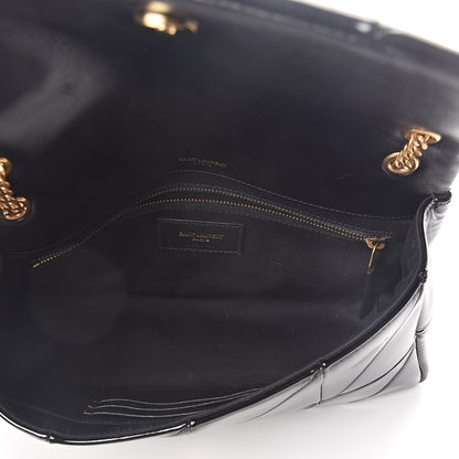 Saint Laurent Patent Patchwork Monogram Medium Jamie Black 5 of 8